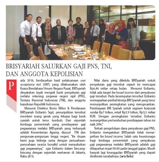 bris salurkan gaji pns